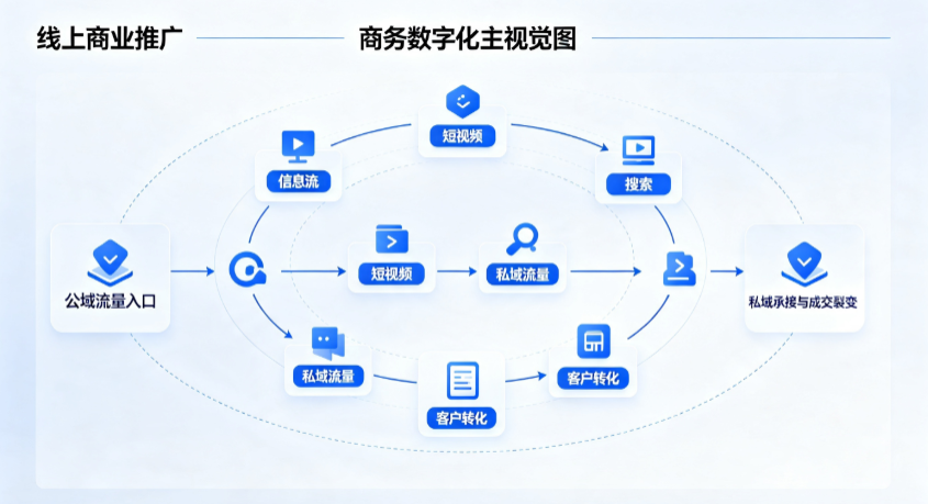 民勤县线上商业推广怎么做？全域流量闭环搭建与低成本转化实战指南